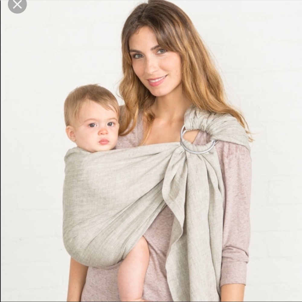 Sakura Bloom Ring Sling in Linen